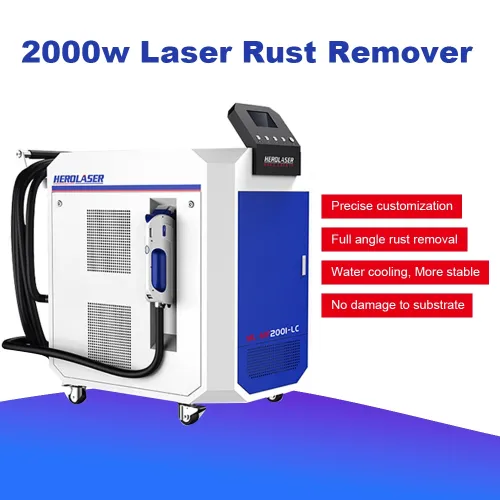 Macchina di rimozione della ruggine laser a mano da 2000 W.