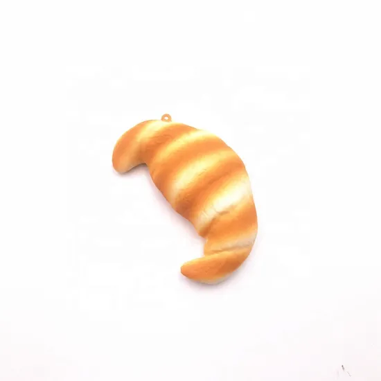 2023 Custom Logo Squishy Cake Bread Croissant Toys for Children: An Anti-Stress Toy and Stress Ball