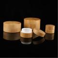 Cosmetic Bamboo Cream Bottle Wood Bamboo Cream Jar