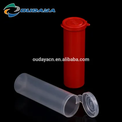 Plastic Bottles with flip top cap packaging tube
