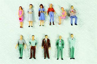 P50-12 outdoor 1:50 Architectural Scale Model People Painte