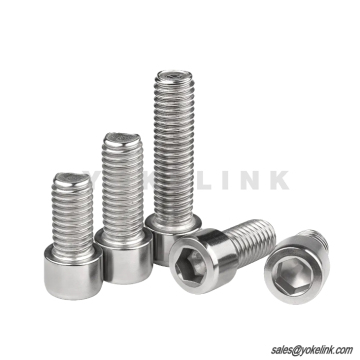 الفولاذ المقاوم للصدأ M6 X 6mm DIN912 A2 المقبس غطاء رأس الترباس