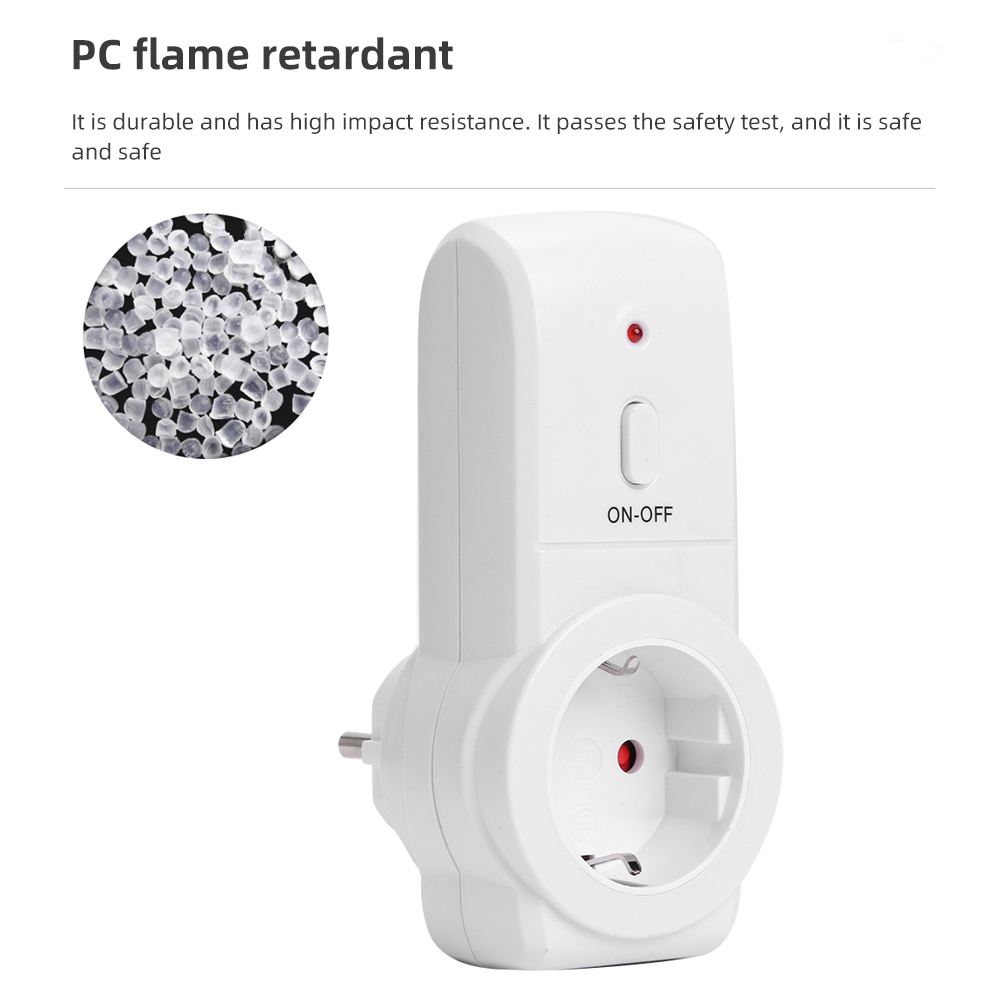 Remote Control Socket Pc Flame Retardant