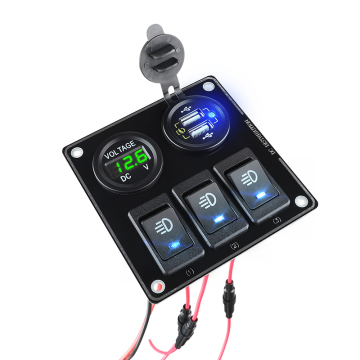 車用の12V 24VトラックボートATV UTV SUV海洋防水スイッチパネルマリンボート