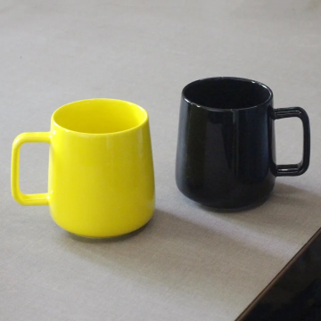 Ceramic Mug with Big Handle - Custom Color 600ml Tea Cup for Office & Home Gifts