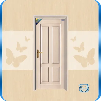 PZ-512B Golden Wood Color Solid wooden doors nature teak wood main door designs