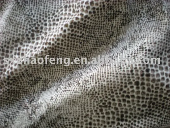 woven twill 100%cotton printed velveteen fabric for cushions