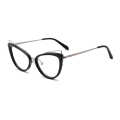 Nice Shape Cat Eye Acetate Metal Eyewear for Women para mujeres