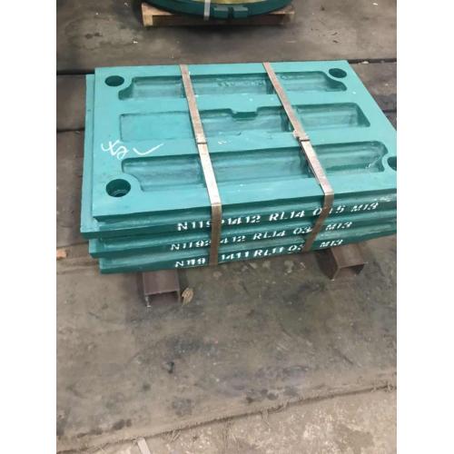 OEM Jaw Plate for Jaw Crusher c140 jaw crusher spare parts jaw plate Factory