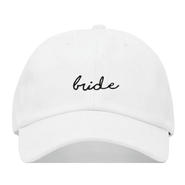 Customizable Embroidered Bridesmaid Baseball Caps for Wedding Parties