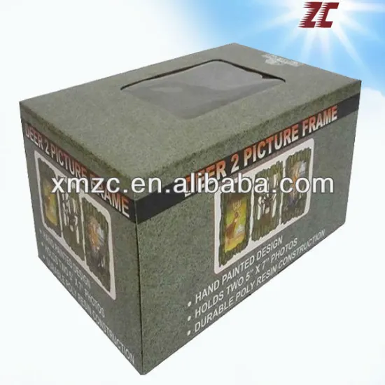 Factory Direct Sale Corrugated Box with PVC Window for Toy as Gift Box