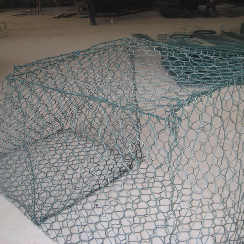 80*100MM Heavy Hot-Dipped Galvanized Woven Gabion Basket