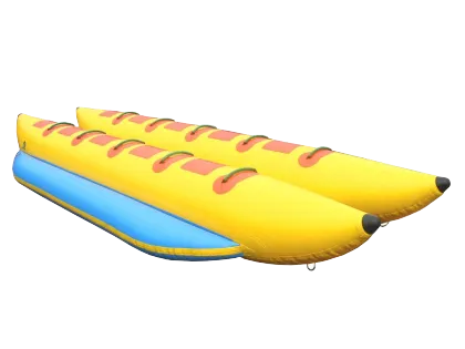 Outdoor Inflatable Banana Boat for Water Games and Towables