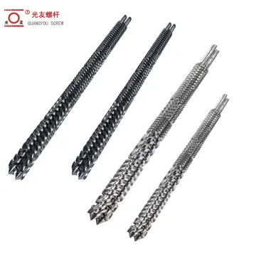 Mataas na katumpakan kahanay twin screw at bariles para sa UPVC CPVC plastic extruder