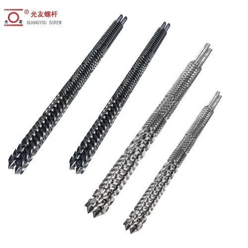 Mataas na katumpakan kahanay twin screw at bariles para sa UPVC CPVC plastic extruder