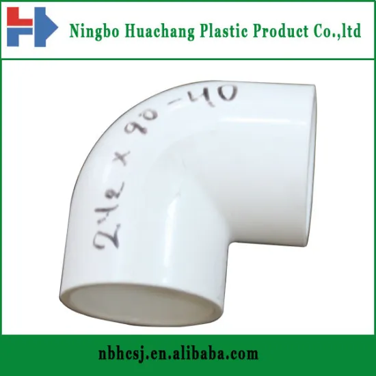 PVC tube elbow/plastic injection parts/customized plastic injection