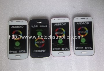 جديد ميني I9500 S4 ميني الهاتف 4 الروبوت. الهاتف الذكي 4.0 "شاشة سعوية 1.0 جيجاهرتز وأي فأي المزدوج سيم الهاتف المحمول