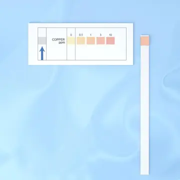 copper test strips for pool water