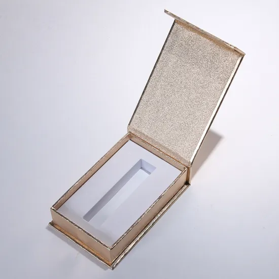 Custom Red Foil Logo Magnetic Lipstick Gift Box