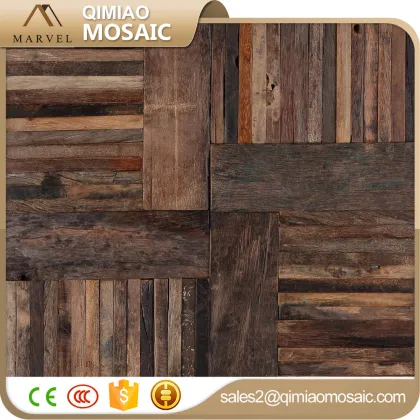 23X48Mm Old Boat Wood Mosaic For South-East Asia Home Decoration