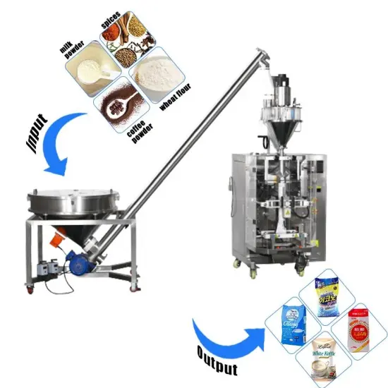 Automatic Vertical Powder Packaging Machine for Flour, Washing Powder, and Detergent