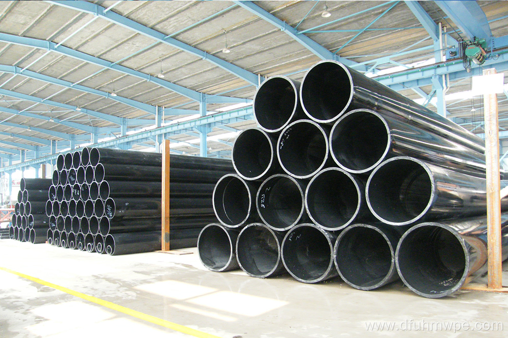 Blackl PE ultra high polymer tube