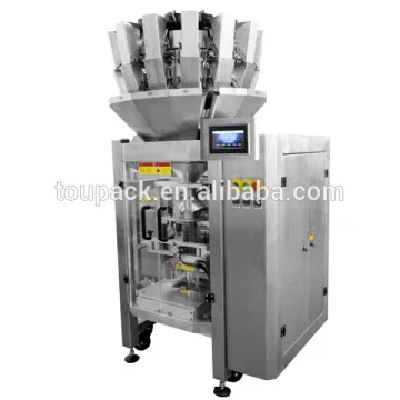 back seal pillow bag vertical packaging machine with multihead weigher