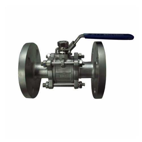 Valve Shell Three-piece stainless steel flange water ball valve Supplier