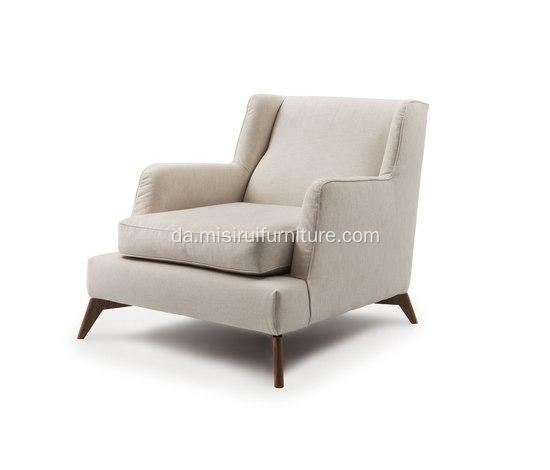 Enkelt sofa hvidt stof amerikansk stil stof sofa