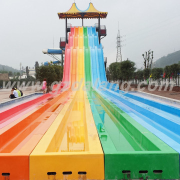6 colors Rainbow Water Slide