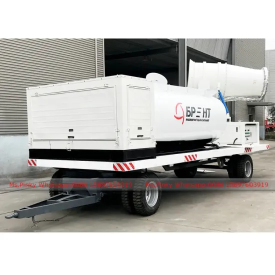 Coal Yard Dust Suppression Trailer With 5Tons Reagent Solution Tank 90meter Sprayer Whatsapp 0086 15897603919
