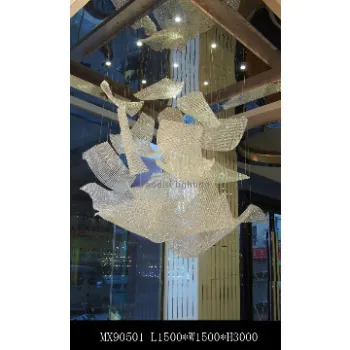 Modern Hotel Ceiling Crystal Lighting, with Chinese K9 crystal