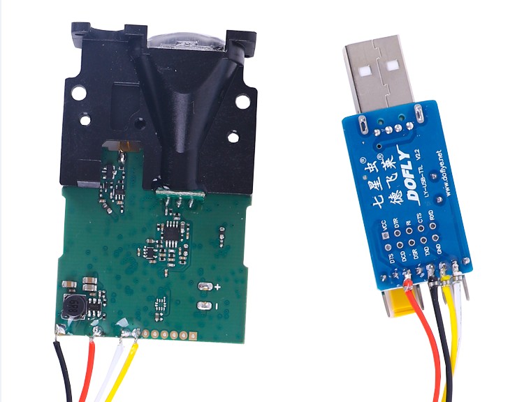 Compact Long Range Measurement Sensor Back