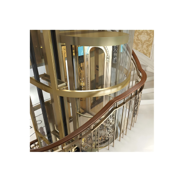 Cadre d'arbre semi-circulaire en alliage d'aluminium pour ascenseur domestique