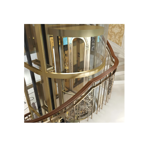 Cadre d'arbre semi-circulaire en alliage d'aluminium pour ascenseur domestique