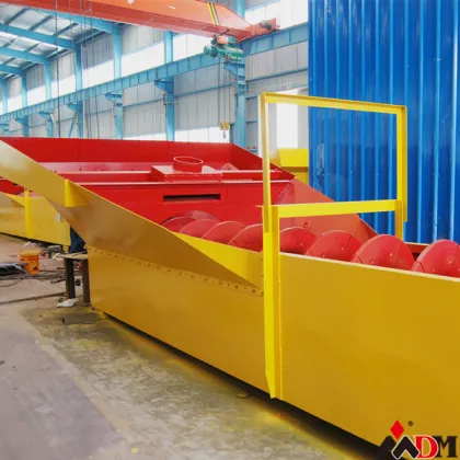 crushed stone ballast in quarry
