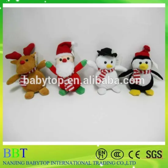 plush moose christmas plush animal toy