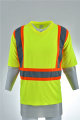 Γεια σου Vis ANSI Κλάση 3 οδική ασφάλεια εργασίας Short Sleeve T Shirt