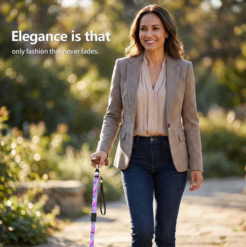 Adjustable Colorful Walking Cane High-Quality Carbon Fiber - View 8