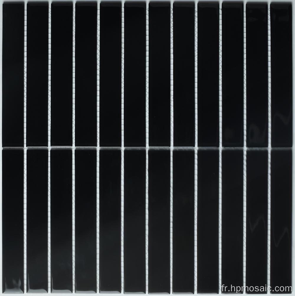 23x140 mm carreaux noirs pour mur