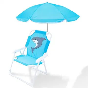 Umbrella Children Umbrella Campingoutdoor Blue Shark Beach Chair