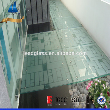 16mm 20mm 30mm Clear Tempered Double Laminated Glass