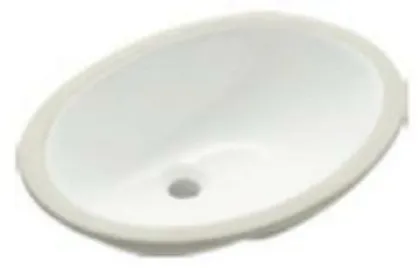 White Round Undercounter Bathroom Basin
