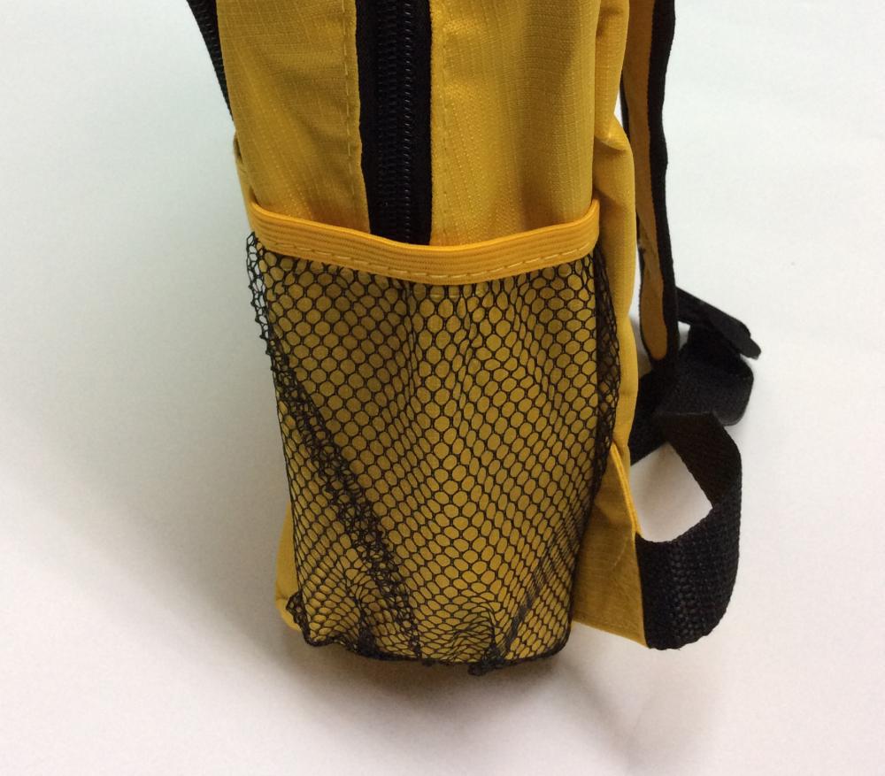 Practical yellow casual backpack