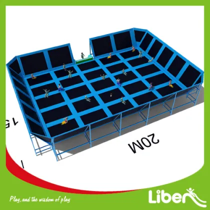 Large indoor pure fun trampoline