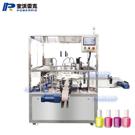 Automatic Capping Brush Bottle Remover Glue UV Gel Nail Polish Filling Machine