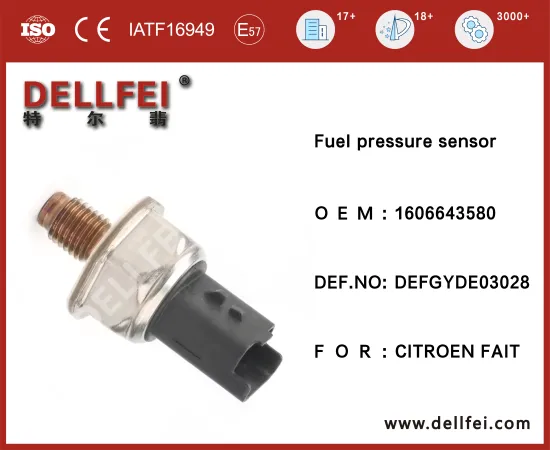 New Common Rail High Pressure Sensor 1606643580 for CITROEN,FAIT