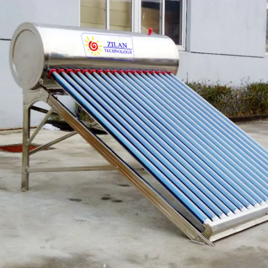 Compact stainless steel solar hot water heater