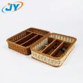 PP rattan cutlery basket for fork and knife