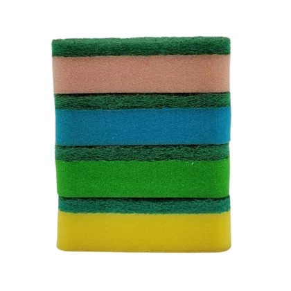Sponge with Scrub Sponge for Household Cleaning